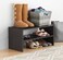 Whitmor Wood Stackable 2Shelf Shoe Rack 24 INCH Espresso