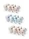 NUOLUTH Clear Acrylic Kids Shoe Rack for Closet Organizers and Storage Small Shoe Rack 4 Sections Toddler Baby Shoe Storage Organizer Stackable Shoe ShelfKids Closet Organizers and Storage3Pack