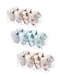 NUOLUTH Clear Acrylic Kids Shoe Rack for Closet Organizers and Storage Small Shoe Rack 4 Sections Toddler Baby Shoe Storage Organizer Stackable Shoe ShelfKids Closet Organizers and Storage3Pack