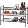 Simple Houseware 3Tier Stackable Shoes Rack Storage Shelf Bronze