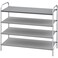 Simple Houseware 4Tier Shoe Rack Storage Organizer 20Pair Grey