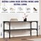 SAN HE Long Shoe RackShoe Organizer 2 Tier Shoe Rack for Closet Front Door Entryway Garage Stackable Free Standing and Freely Combinable Shoe Storage Space Saving Small Shoe Shelves