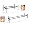 STORAGE MANIAC Expandable Shoe Rack 4 Pairs Stackable Small Shoe Rack Metal Adjustable Shoes Organizer for Closet Entryway Hallway Garage Front Door Shoes Shelves Black 1 Tier