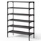 Kitsure Shoe Rack NonWoven Shoe Rack Shelf Shoe Organizer for Closet Entryway Garage Corridor Stackable Shoe Shelves 275 Wide 6 Tier Black
