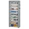 Calmootey 9 Tier Shoe Rack OrganizerPortable Shoe Shelf with Nonwoven Fabric Cover for Closet HallwayBedroomEntryway Ash Grey