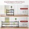 Bumusty 3Tier Long Expandable Shoe Rack for Closet 1844 Adjustable Shoe Rack for Entryway 1518 Pairs Large Shoe Organizer Shelf Storage Sturdy Metal Black