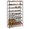 Nunsino Shoe Rack for Closet Metal Shoe Organizer 8 Tier Garage Shoe Rack Max Holds 40 PairsShoe Storage ShelfEntryway Bronze