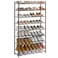 Nunsino Shoe Rack for Closet Metal Shoe Organizer 8 Tier Garage Shoe Rack Max Holds 40 PairsShoe Storage ShelfEntryway Bronze