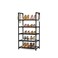 LANTEFUL 5 Tiers Shoe Rack 1215 Pairs Boots Organizer Storage Sturdy Narrow Shoe Shelf for Entryway Closets with Hooks Black