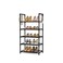 LANTEFUL 5 Tiers Shoe Rack 1215 Pairs Boots Organizer Storage Sturdy Narrow Shoe Shelf for Entryway Closets with Hooks Black
