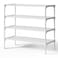 Kitsure Shoe Rack NonWoven Shoe Rack Shelf Shoe Organizer for Closet Entryway Garage Corridor Stackable Shoe Shelves 275 Wide 4 Tier White