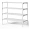 Kitsure Shoe Rack NonWoven Shoe Rack Shelf Shoe Organizer for Closet Entryway Garage Corridor Stackable Shoe Shelves 275 Wide 4 Tier White