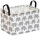 HUAYEE Baby Storage Basket Nursery Box Laundry Hamper Organization Bins for Toys and Clothes with Handles Elephant
