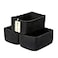 MiniArk Small Storage Baskets for Organizing Closet Organizer Bins Shelf Toy Basket Woven Rope Baskets Cube Decorative Box Shallow Basket 115x75x47 3 Packs Black