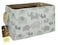 HUNRUNG Rectangle Storage Basket Cute Canvas Organizer Bin for PetChildren Toys Books Clothes Perfect for RoomsPlayroomRecGrey Elephants XL