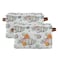 Wamika Fall Pumpkin Storage Basket Fabric Kitchen Baskets Autumn Maple Leaves Open Home Storage Bins Boxes Foldable Organizer Bag for Baby Cloth Pet Toy Book Shelf Closet Baskets 16128 Inches