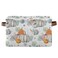 Wamika Fall Pumpkin Storage Basket Fabric Kitchen Baskets Autumn Maple Leaves Open Home Storage Bins Boxes Foldable Organizer Bag for Baby Cloth Pet Toy Book Shelf Closet Baskets 16128 Inches