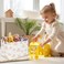 FXOCSHE Boho Rainbow Baskets Rectangulargirl basketWaterproof foldable canvas laundry basketNursery hamperRoom DecorShelf BasketRainbows