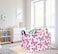 HIYAGON Rectangular Butterfly Pink Kids Storage Basket Baby Girl Basket Toy Storage Bin Organizer Box Rainbow Room Decor