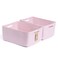 MiniArk Large Storage Baskets for Shelves Closet Organizers Bins for Clothes Blanket Towels Baby Nursery Toy Baskets Box Woven Rope Baskets 17 x 13 x 75 2 Packs Light Pink