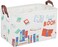 DDBASKET Kids Baskets Nursery Basket Girl Baby Storage Bins Rectangular Book Basket Toy Storage Bin Organizer Shelf Box Rose Room DecorBook