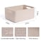 MiniArk Large Storage Baskets for Shelves Closet Organizers Bins for Clothes Blanket Towels Baby Nursery Toy Baskets Box Woven Rope Baskets 17 x 13 x 75 2 Packs Mixed Brown