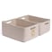 MiniArk Large Storage Baskets for Shelves Closet Organizers Bins for Clothes Blanket Towels Baby Nursery Toy Baskets Box Woven Rope Baskets 17 x 13 x 75 2 Packs Mixed Brown