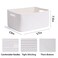 MiniArk Large Storage Baskets for Shelves Closet Organizers Bins for Clothes Blanket Towels Baby Nursery Toy Baskets Box Woven Rope Baskets 17 x 13 x 75 2 Packs Off White