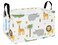LANGYASHAN Rectangular Storage Bin Collapse Canvas Fabric Cartoon Storage Basket with Handles for Organizing Home Kitchen Boys and Girls Toys Office Closet Shelf Baskets Rec animal