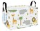 LANGYASHAN Rectangular Storage Bin Collapse Canvas Fabric Cartoon Storage Basket with Handles for Organizing Home Kitchen Boys and Girls Toys Office Closet Shelf Baskets Rec animal