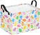 MAIZMZ Easter Storage Basket 149x102x98 Inch Foldable Bunny Decor Organizer with Waterproof Lining Kids Toy Holiday Gift Bin