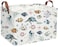 Sanjiaofeng Rectangular Kids Basket Ocean Storage BinsBoys and Girls Storage Basket with HandlesClothersToysBooksKids Gifts Bins Ocean