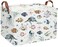 Sanjiaofeng Rectangular Kids Basket Ocean Storage BinsBoys and Girls Storage Basket with HandlesClothersToysBooksKids Gifts Bins Ocean