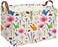 Essme Rectangular Basket Flower Storage Basket with Handles for Room DecorOcean Storage BinFlower cluster