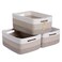 MiniArk Large Storage Baskets for Organizing Closet Shelf Baskets for Clothes Blanket Towels Baby Nursery Toy Bins Box Woven Rope Basket 17 x 13 x 75 3 Packs Gradient Brown