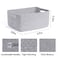 MiniArk Large Storage Baskets for Shelves Closet Organizers Bins for Clothes Blanket Towels Baby Nursery Toy Baskets Box Woven Rope Baskets 17 x 13 x 75 3 Packs Mixed Grey
