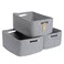 MiniArk Large Storage Baskets for Shelves Closet Organizers Bins for Clothes Blanket Towels Baby Nursery Toy Baskets Box Woven Rope Baskets 17 x 13 x 75 3 Packs Mixed Grey