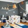 HIYAGON Rectangular Woodland Animal Basket Baby Storage Basket Storage Bin Organizer Box Animal Room DecorAnimal Basket