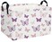 Essme Rectangular Butterfly BasketsKids Storage Basket with Handles for Girls Room Decor Girls Storage BinPurple Butterfly