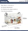 Sanjiaofeng Rectangular Kids Basket Book Storage BinsBoys and Girls Storage Basket with HandlesClothersToysBooksKids Gifts Bins Book