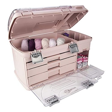 Creative Options Large Three Drawer Organization System Two Small Utility Stows Battery Jewelry Small Parts Craft Sewing Paint Collectibles Storage