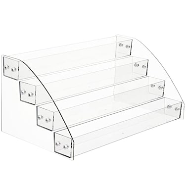 Homakover 4 Layers Acrylic Paint Organizer Paint Holder Perfect for Craft Hobby Paint Storage Acrylic Paint Storage Craft Paint Storage Paint Rack for 2 oz Bottles Hobby Paint Storage