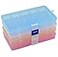 Yansanido 4 Pcs 15 Grids 685 Inch x 385 Inch Adjustable Small Removable Clear Plastic Jewelry Organizer Divider Storage Box Jewelry Earring Tool Containers 4pack15Grid