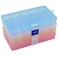 Yansanido 4 Pcs 15 Grids 685 Inch x 385 Inch Adjustable Small Removable Clear Plastic Jewelry Organizer Divider Storage Box Jewelry Earring Tool Containers 4pack15Grid
