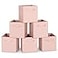 MaidMAX Fabric Storage Bins 10510511 Foldable Cloth Cube Storage Bins for Home Bedroom Closet Drawers Organizer Pink Set of 6