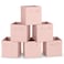 MaidMAX Fabric Storage Bins 10510511 Foldable Cloth Cube Storage Bins for Home Bedroom Closet Drawers Organizer Pink Set of 6