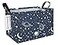 QUEENLALA Rectangular laundry basket with handlesRoom decor Nursery decorHamper for nurseryKids Foldable Nursery Laundry Basket for OrganizingRecbluestarry sky