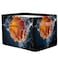 AUUXVA SEULIFE Ball Basketball Sport Foldable Storage Basket Large Collapsible Organizer Storage Bin Cube Toys Storage Boxes with Handles for Bathroom Kids Nursery Closet Storage 1 Pack
