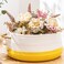 KAKAMAY Woven Baskets for Storage16x8Blanket Basket for Organizing Living RoomCotton Rope Basket Woven Baby Laundry HamperCollapsible Laundry Room OrganizationClothesToy ChestYellow
