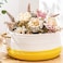 KAKAMAY Woven Baskets for Storage16x8Blanket Basket for Organizing Living RoomCotton Rope Basket Woven Baby Laundry HamperCollapsible Laundry Room OrganizationClothesToy ChestYellow